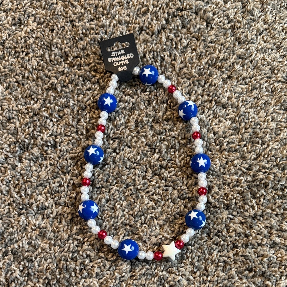 Star Spangled Cutie Girls Necklace